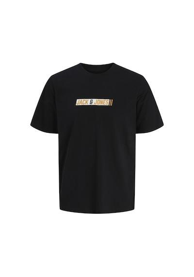 Jack & Jones Erkek Gögüs Baskili Bisiklet Yaka Tisört - Munk - 12298430 Siyah Jack & Jones Erkek Gögüs Baskili Bisiklet Yaka Tisört - Munk - 12298430 Siyah