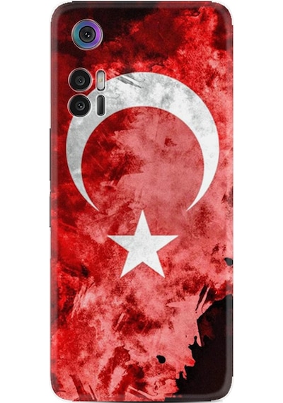 Tcl 30 Plus Kılıf Resimli Silikon Şanlı Türk Bayrağı 1315