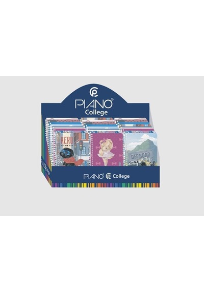 Piano Bloknot A6 Pp Desenli Spr 60yp C+k 36 Lı Kutu