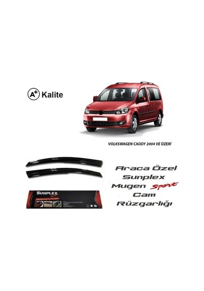 Sunplex 2 Li Volkswagen Caddy 04-11 Ön Mügen Tipi Cam Rüzgarlığ