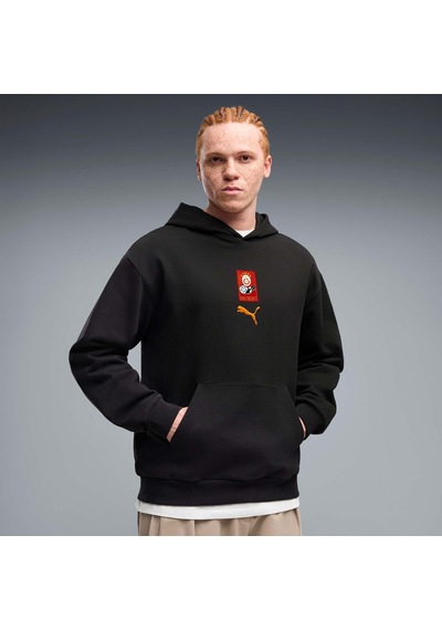 Puma Galatasaray Ftblculture Erkek Geniş Kesim Kapüşonlu Sweatshırt 786848 03 Siyah