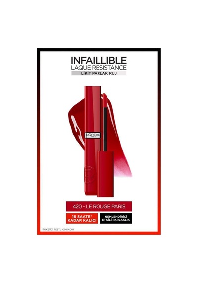 L'oréal Paris Yılbaşı Makyajı Seti 2'li - Laque Resistance Ruj & Panorama Maskara pktnewyearmkyjset7-11030 0