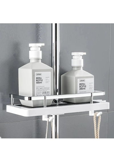 Banyo Duş Rafı Şampuanlık Sabunluk Organizer Renkli