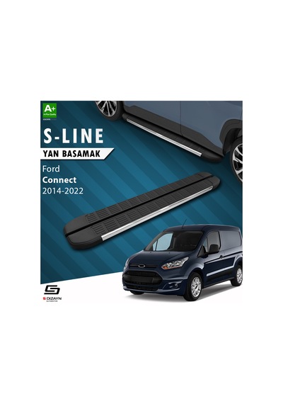 S-dizayn Ford Connect 2 S-line Krom Yan Basamak 183 Cm 2014-2023 A+ Kalite