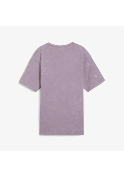 Puma Dare To Relaxed Washed Tee Mor Kadın T-shirt
