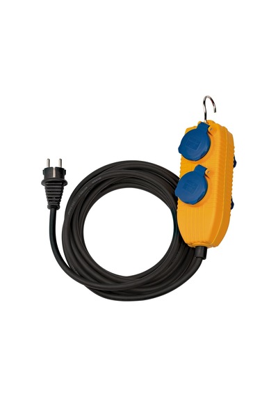 Brennenstuhl 1151740010 Baustellenkabel Ip54 Powerblock 10 M H07rn-f3g1,5, Siyah