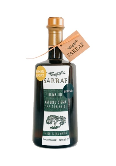 Sarraf Erken Hasat Naturel Sızma Zeytinyağı Cam 500 ML