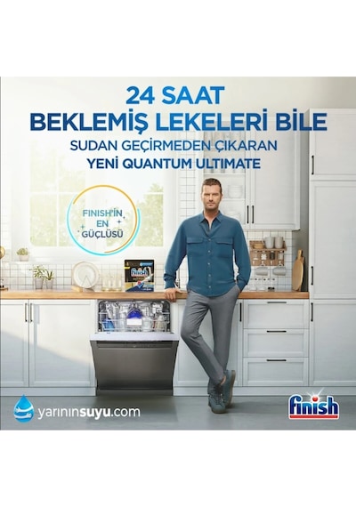 Finish Quantum Ultimate Bulaşık Makinesi Deterjanı 65 Tablet