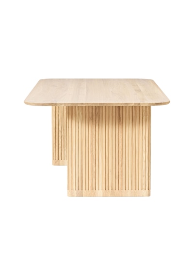 Nomada Ahşap Yemek Masası 95x180 Naturel