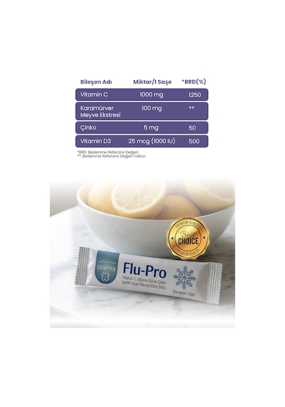 Erbatab Avantaj Paketi 4 (Zerdeçal, Propolis, Flupro Vitamin C)