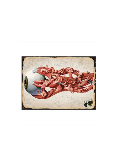 Bedeko Gözün Arkası Mdf Poster 25 Cm X 35 Cm