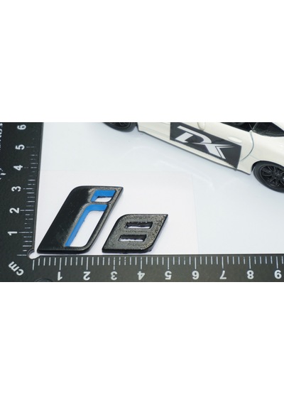 Dk Tuning İ8 Bagaj Siyah Abs 3m 3d Yazı Logo Bmw İle Uyumlu