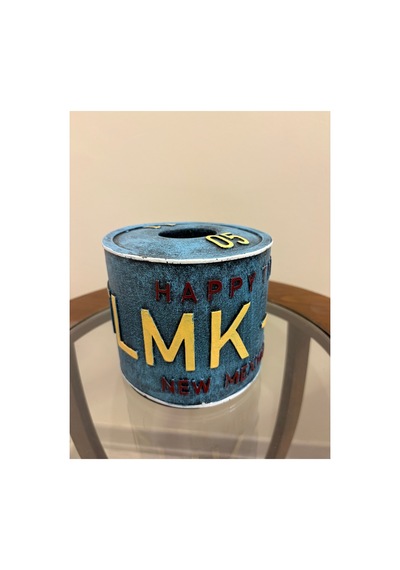 Retro Mavi Tasarım Rulo Peçetelik