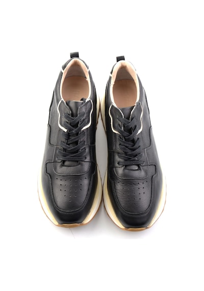 Bambi Siyah Napa Hakiki Deri Erkek Sneaker E01730651043