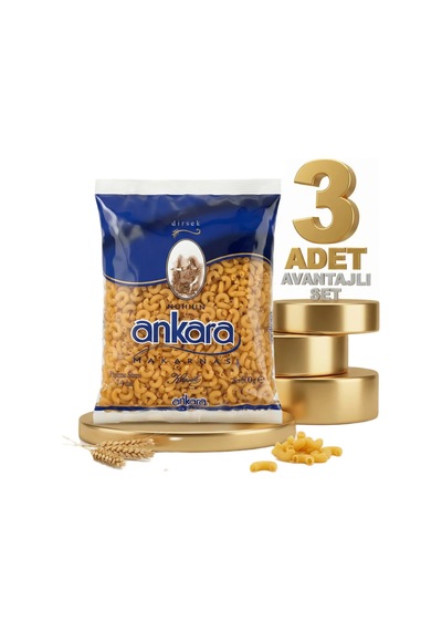 Ankara Makarna Dirsek 3x500 Gr