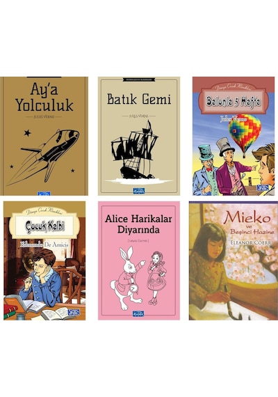 Mieko Ve Beşinci Hazine Ortaokul 6 Kitap Set