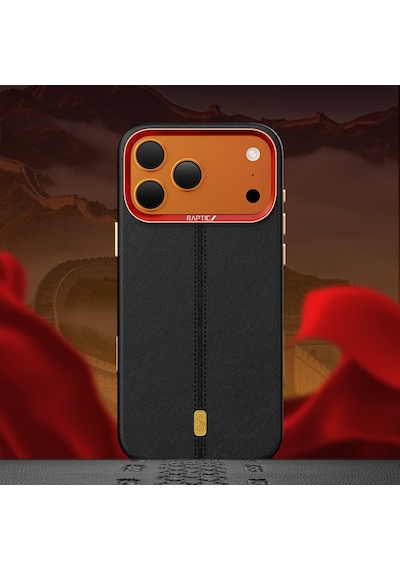 Apple Uyumlu iPhone 17 Pro Max Kılıf M-safe Şarj Özellikli Raptic Urban Nano Serisi Kapak Siyah Siyah