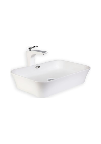 Eva Banyo Lena E-4160 Tezgah Üstü Porselen Lavabo