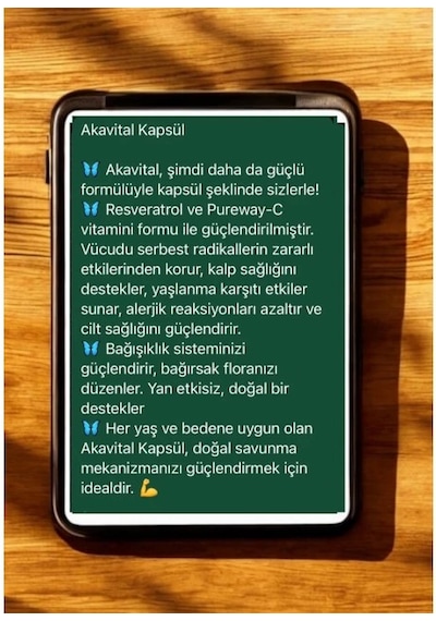 Akavital 110 Kapsül Drcaps By Reyhan Aliusta - Akasya Gamı Içerikli Prebiyotik Takviye