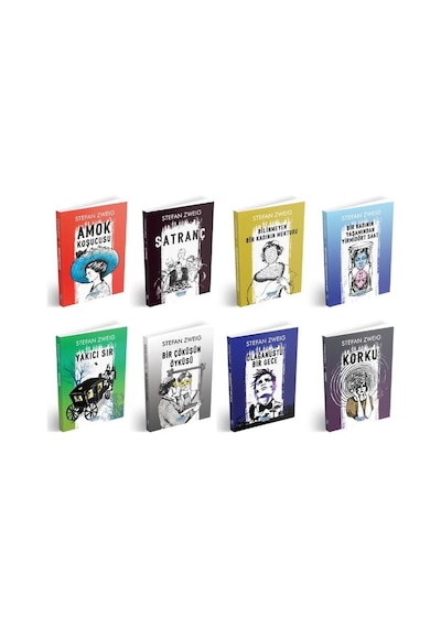 Oscar Stefan Zweig Seti 8 Kitap