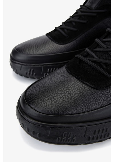 Valmenti Erkek Hakiki Deri Siyah Sneakers & Spor Ayakkabı 381 22487 Erk Ayk Sk25-26 Sıyah Siyah