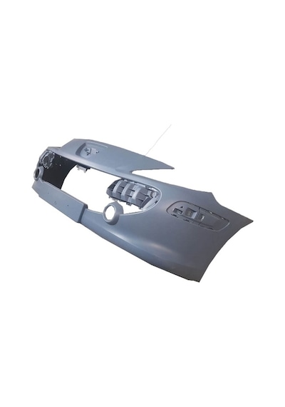 Peugeot 307 06/08 Ön Tampon Gri Astarlı Panjur/bant Deli Kli /si S Çerçeveli Panel Üst Korumalı T