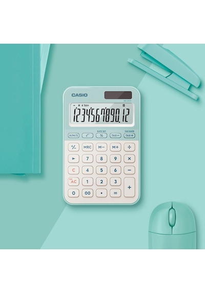 Casio Ms-20yc-lg-w-dp Hesap Makinesi Desktop Gri - Siyah