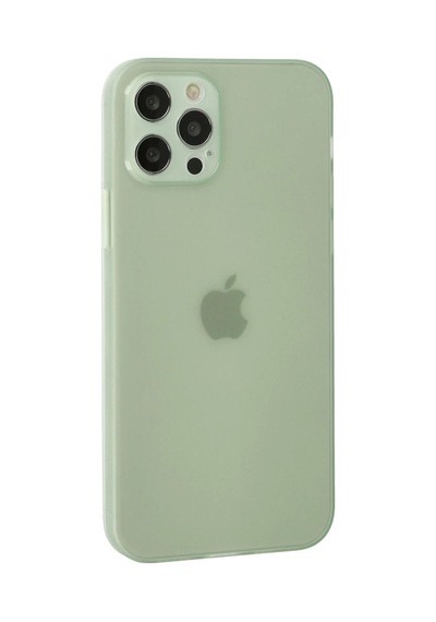Apple Apple Uyumlu iPhone 12 Pro Max Kılıf Puma Silikon - Açık Yeşil 0.2M-Çok Renkli