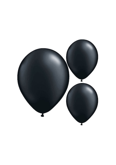Siyah Balon. 10 Adet