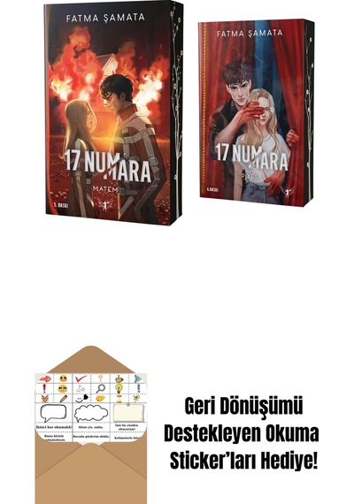 17 Numara - Matem + 17 Numara - Piyes + Okuma Sticker'ları