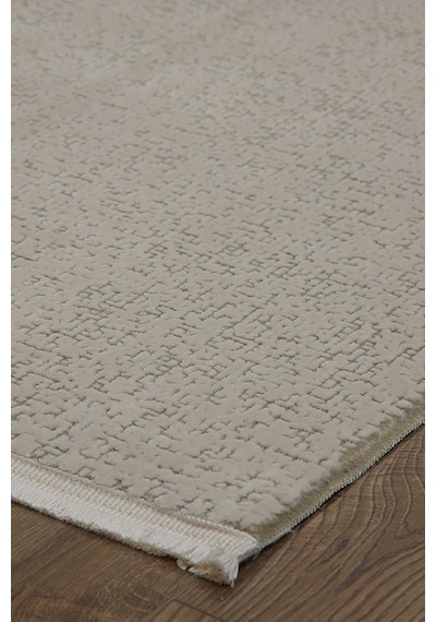 Kashe Halı Harmony 6029 Bej Salon Halısı Oturma Odası Halısı Koridor Halısı Mutfak Halısı Modern Makine Halısı Bej
