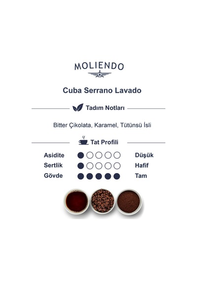 Moliendo Cuba Serrano Lavado Pratik Filtre Kahve 10 x 10 G