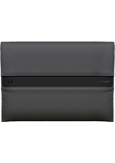 Lenyes Lb511 Nfc Tag Özellikli 14 İnç Su Geçirmez Laptop Kılıfı Gri