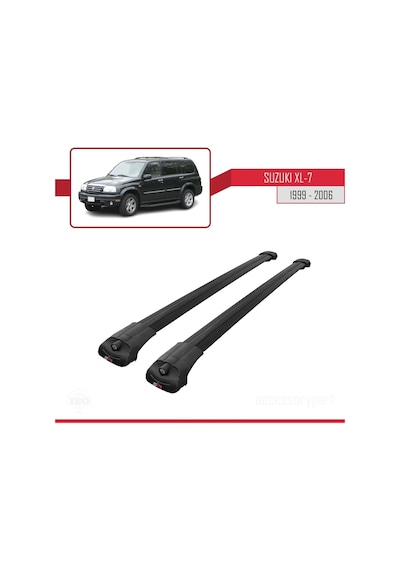 Suzuki Xl-7 1999-2006 Arası İle Uyumlu Ace-1 Ara Atkı Tavan Barı Siyah