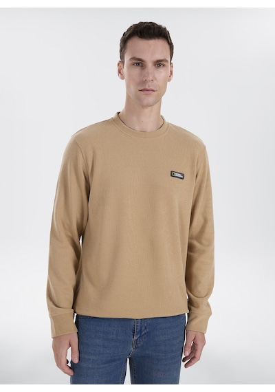 National Geographic Açık Kahve Erkek Sweatshirt N6wm-swt4103 Camel