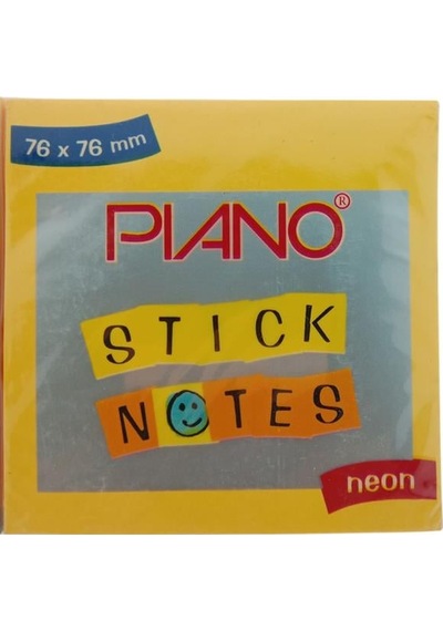 Piano Post-it 08 76x76 Neon Turuncu
