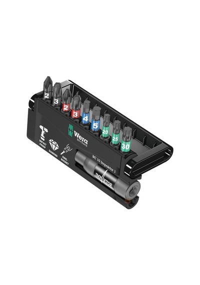 Wera Bits Seti Impaktor 1 Bit-Check 10 05057680001