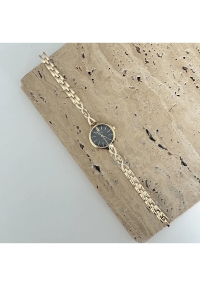 Electra Gold Siyah Saat