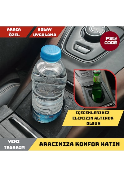 Citroen Berlingo-peugeot Rifter-opel Combo-fiat Doblo Orta Konsola Çapraz Telefonluk Ve Bardaklık 1