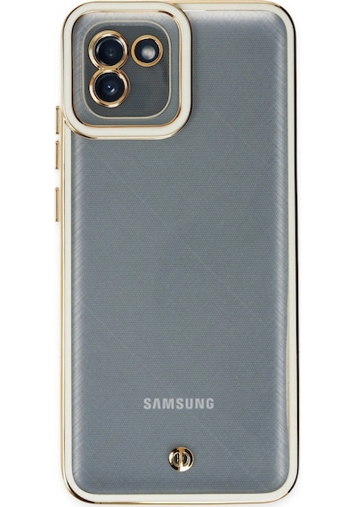 Cosmotex Newface Samsung Galaxy A03 Kılıf Liva Lens Silikon - Beyaz
