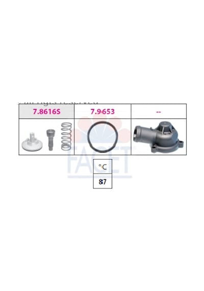 Termostat 87 Derecec 03c121110a Facet 7.8617k