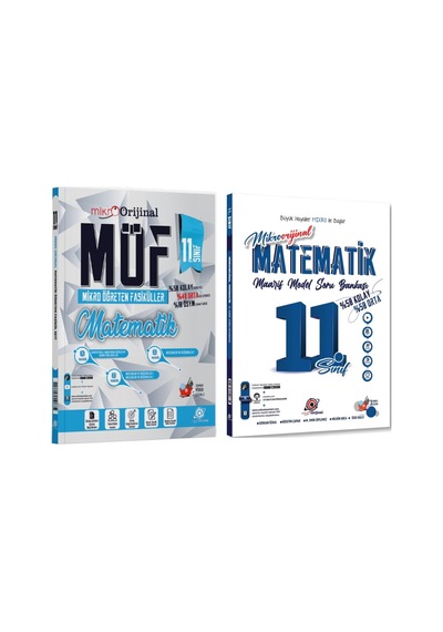 Mikroorijinal 11.sınıf Matematik Maarif Möf Seti Ve Maarif Soru Bankası Set 2 Kitap