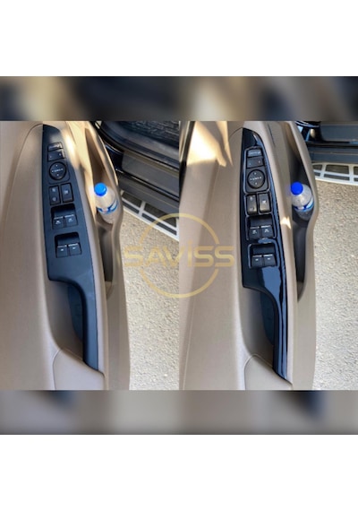 Hyundai Tucson 2015-2018 Konsol ve Trim Kaplama,Maun Kaplama  Parlak Siyah (Pianoblack)