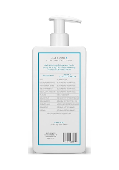 Native Ocean & Timber Nemlendirici Şampuan 487ml Tüm Saç Tipleri