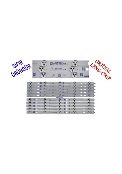 Sony Kdl-40R452 40Inc Ndsoem A-B Type  Led Bar Takımı 10Pc