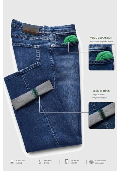 Deepsea Erkek Slim Fit Likralı Taşlanmış Mavi Jean Yumuşak Dokulu Esnek Dar Paça Kot Pantolon 2600991 Deepsea Erkek Slim Fit Likralı Taşlanmış Mavi Jean Yumuşak Dokulu Esnek Dar Paça Kot Pantolon 2600991