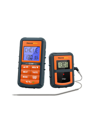 ThermoPro TP07C Alarmlı, Aydınlatmalı ve Kablosuz 150m Menzilli Profesyonel Gıda Pişirme Termometre