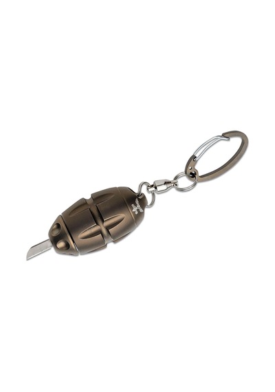 Lionsteel Kamp Eggie Keychain - Bronze Titanium Kahverengi