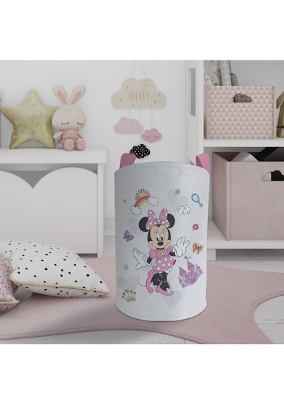 Mekta Home Bebek Ve Çocuk Odası Minnie Mause Küçük Figür Desenli Oyuncak Sepeti Renkli Çok Renkli