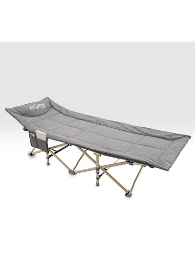 Katlanır Kamp Yatağı - Kampet - Haven - Taşıma Çantalı 185x70cm Gri